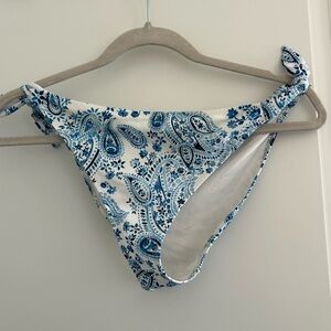 Blue Paisley Women's Swim Bottom